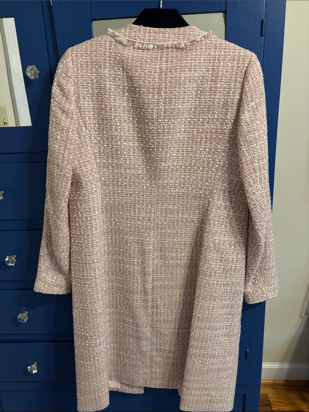 Anne Klein Pink Tweed Topper - Classic Elegance - Picture 6 of 8